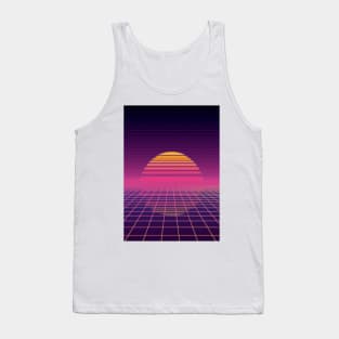 Retro Wave Sunset Pattern |  Positivity Tank Top